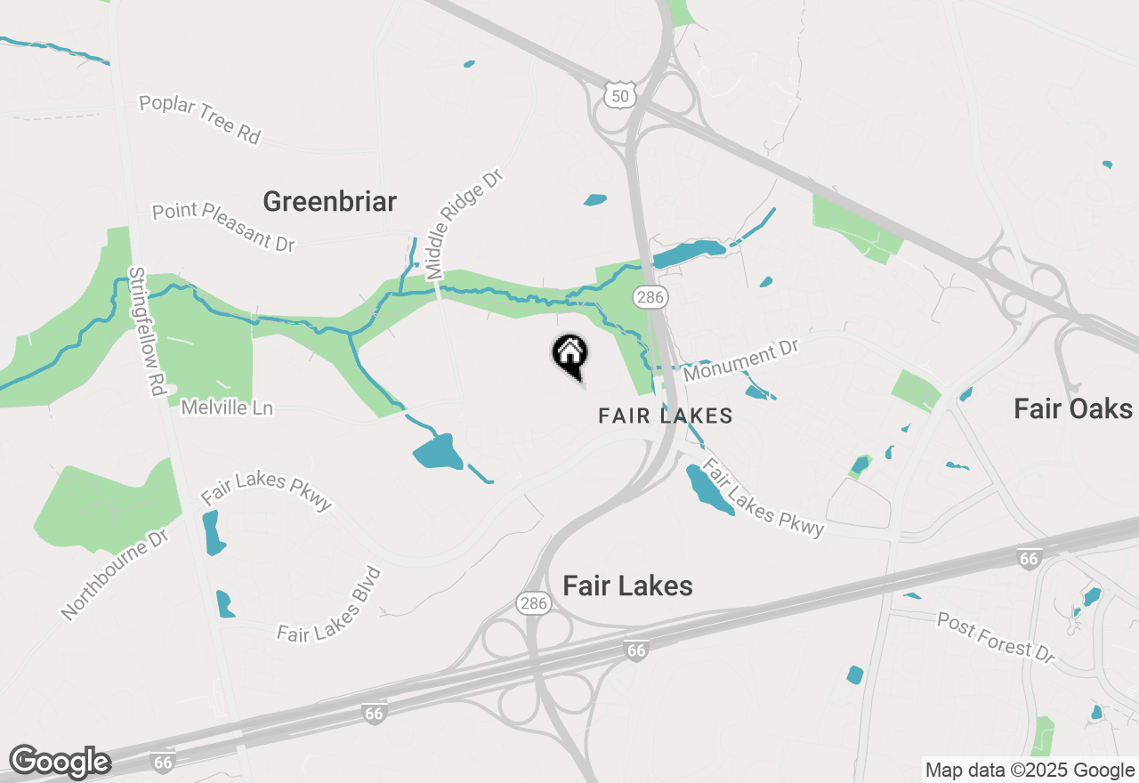 Map of 4319 Markwood Lane, Fairfax, VA 22033