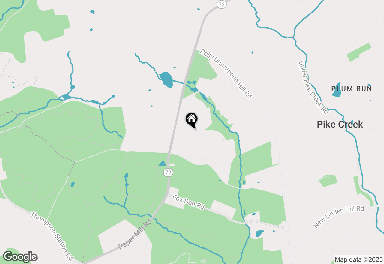 Map of 21 Hummingbird Lane, Newark, DE 19711