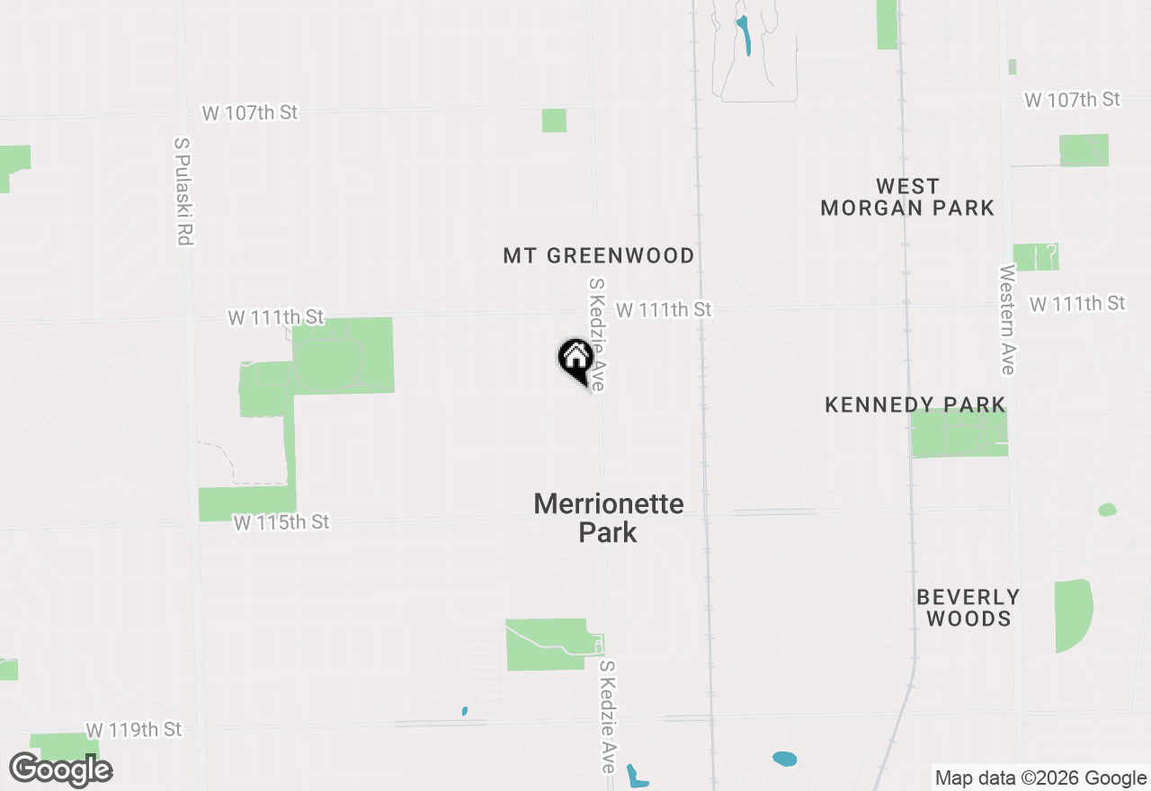 Map of 3227 W 112th Place, Chicago, IL 60655