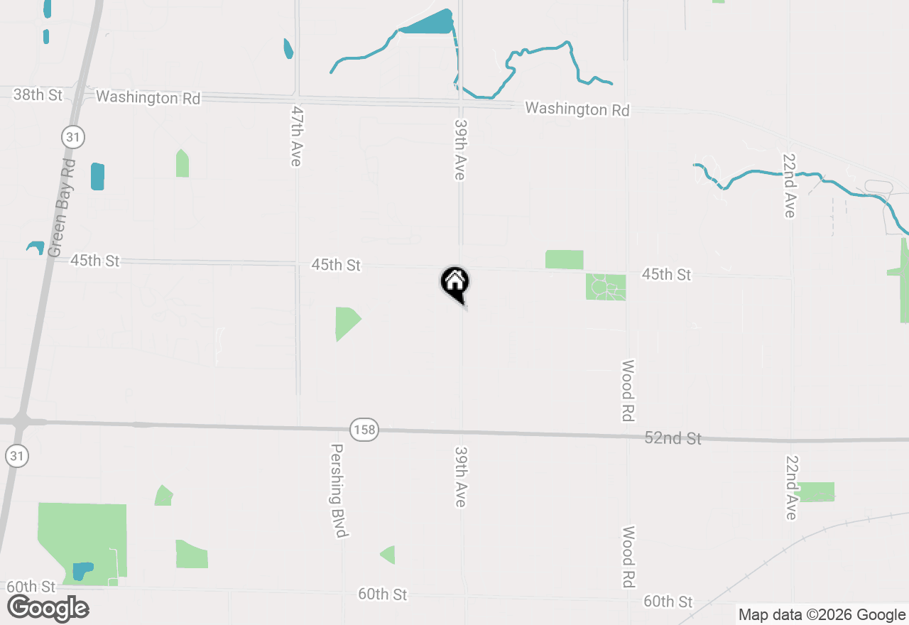 Map of 4608 39th Ave, Kenosha, WI 53144
