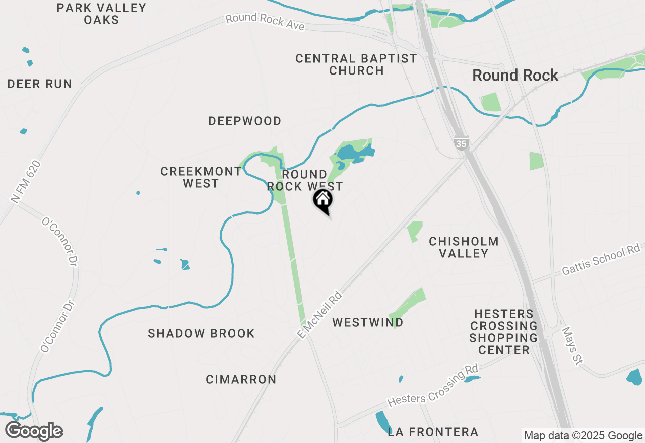 Map of 1204 Lime Rock Dr, Round Rock, TX 78681