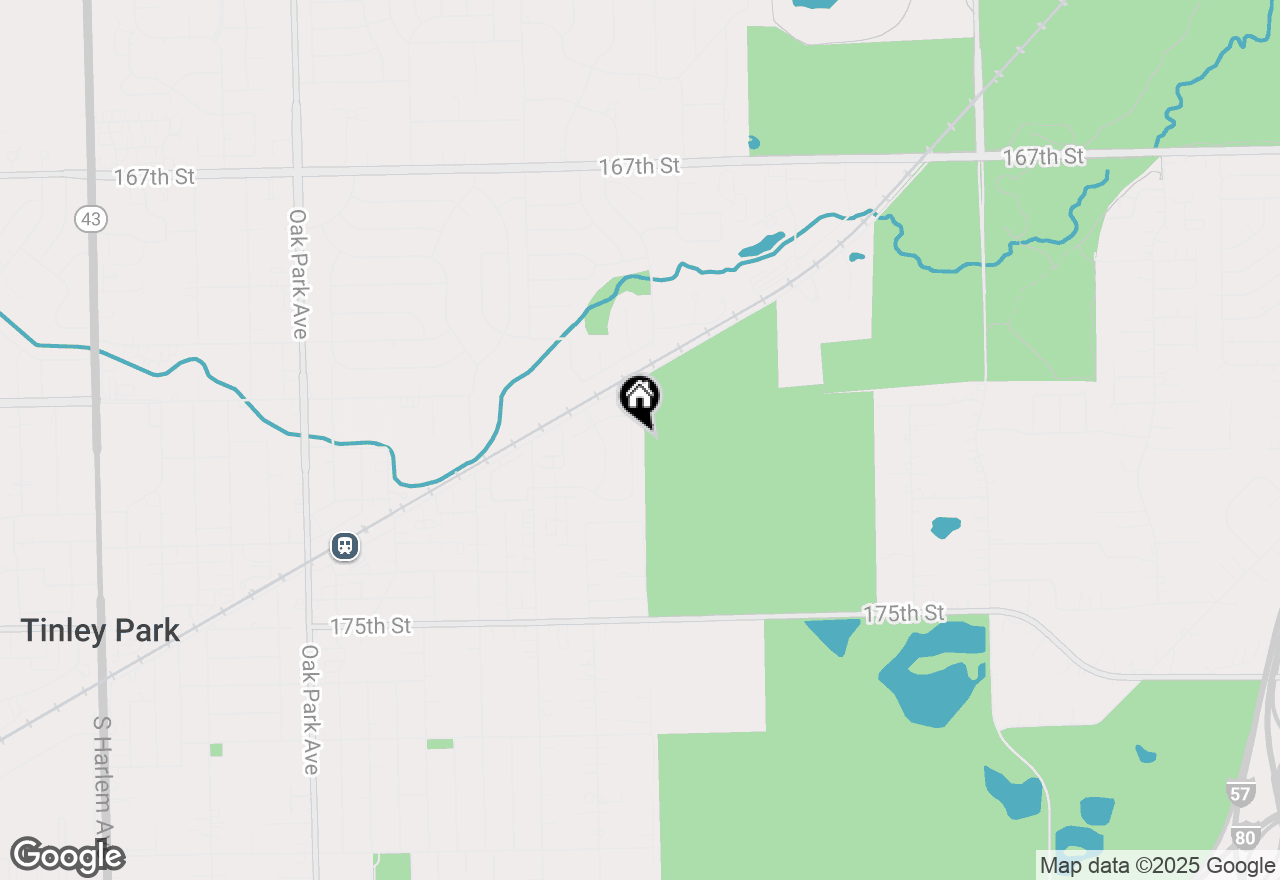 Map of 17221 Munster Lane, Tinley Park, IL 60477
