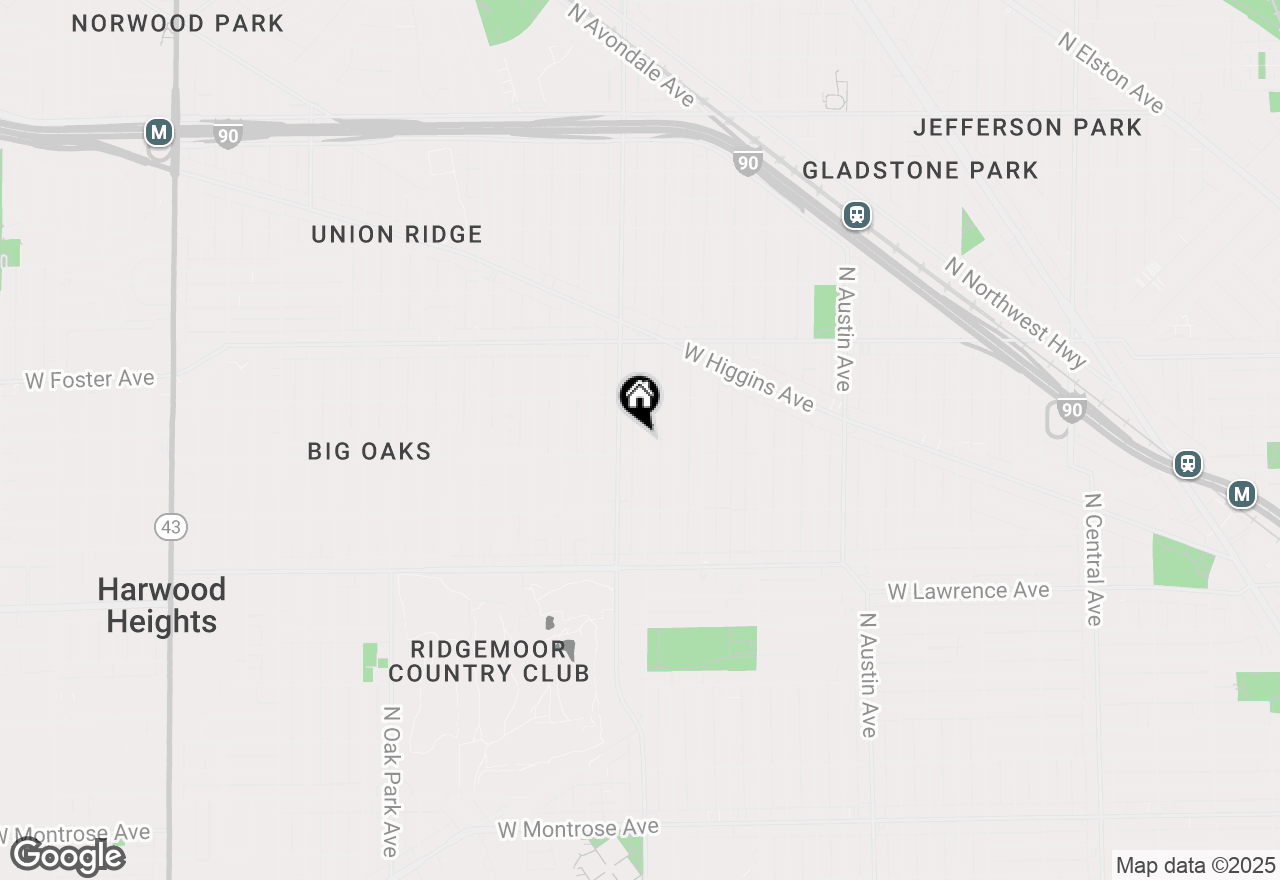 Map of 5014 N Mulligan Avenue, Chicago, IL 60630