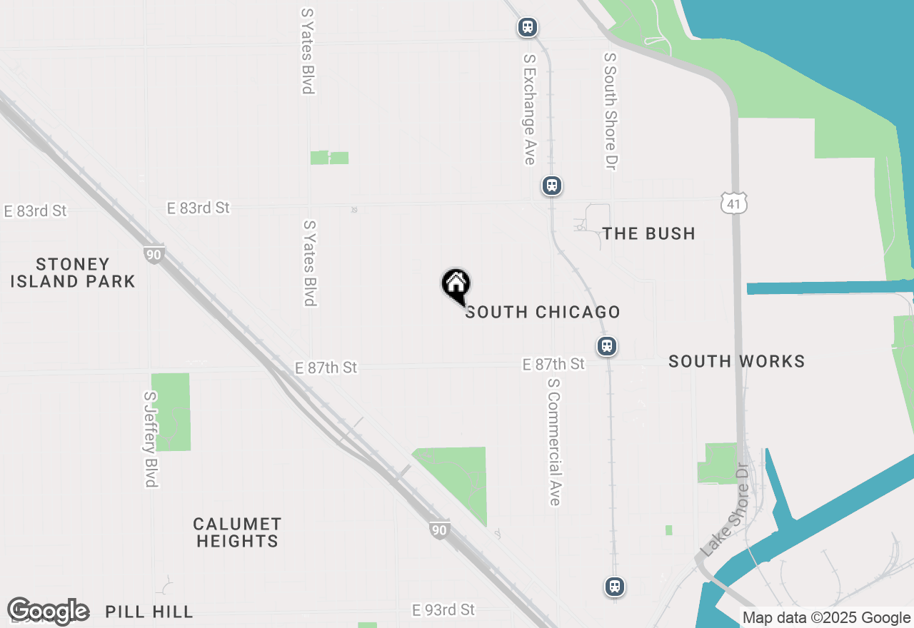 Map of 8545 S Manistee Avenue, Chicago, IL 60617