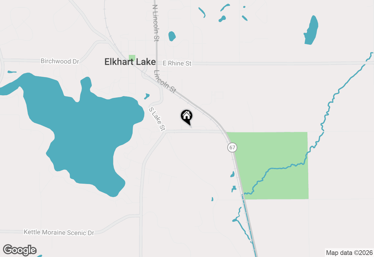 Map of 516 Otto Way, Elkhart Lake, WI 53020