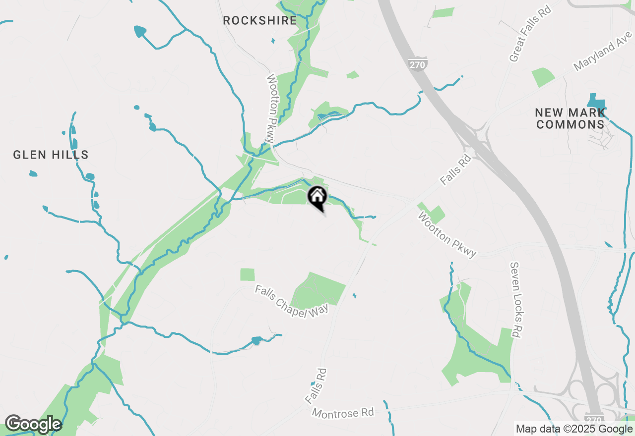 Map of 1752 Glastonberry Road, Potomac, MD 20854