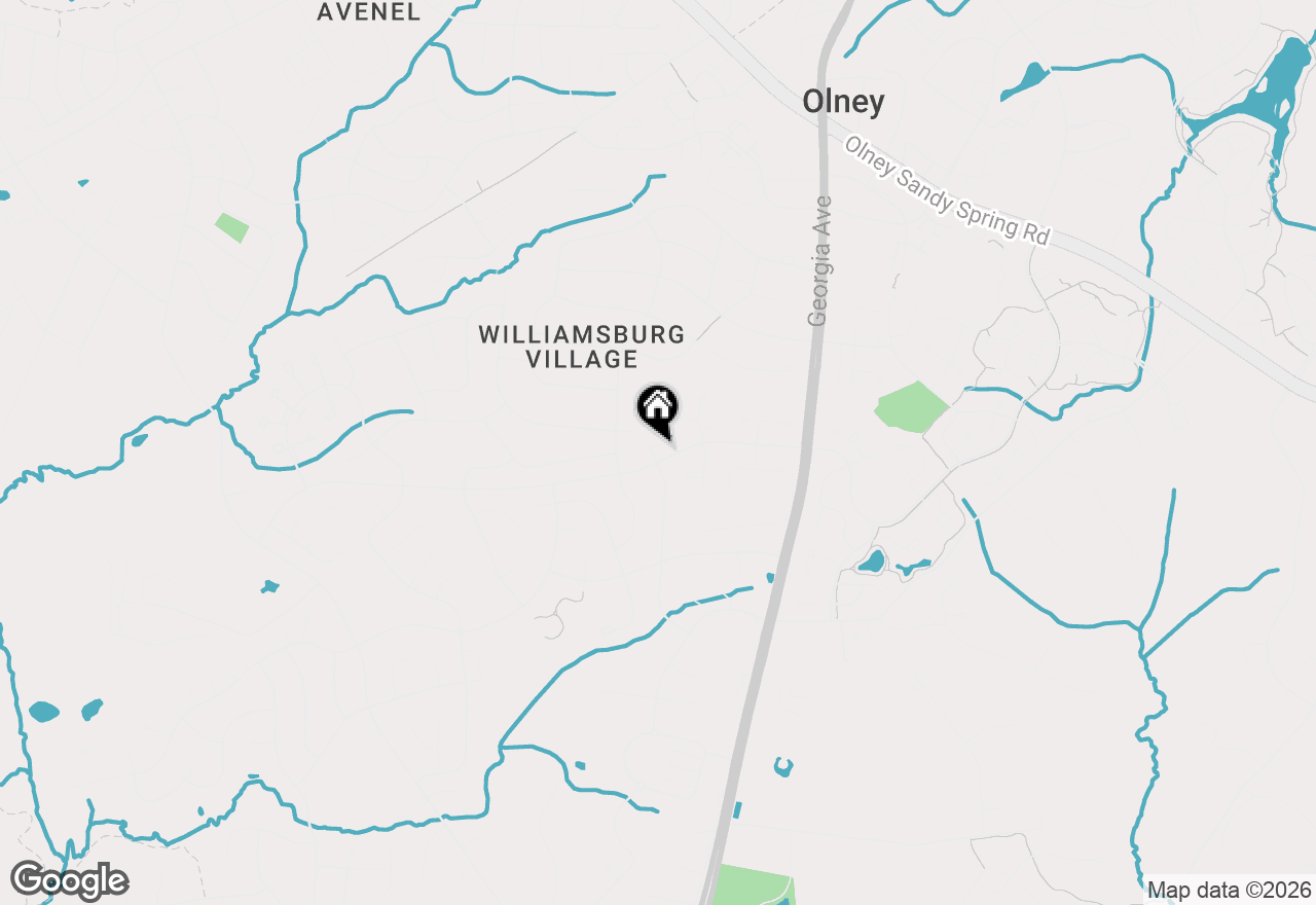 Map of 17401 Blossom View Drive, Olney, MD 20832