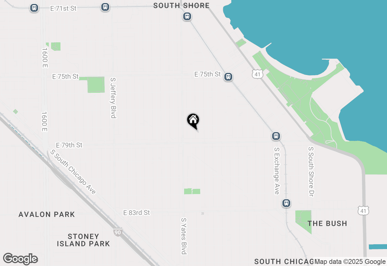 Map of 7825 S Phillips Avenue, Chicago, IL 60649