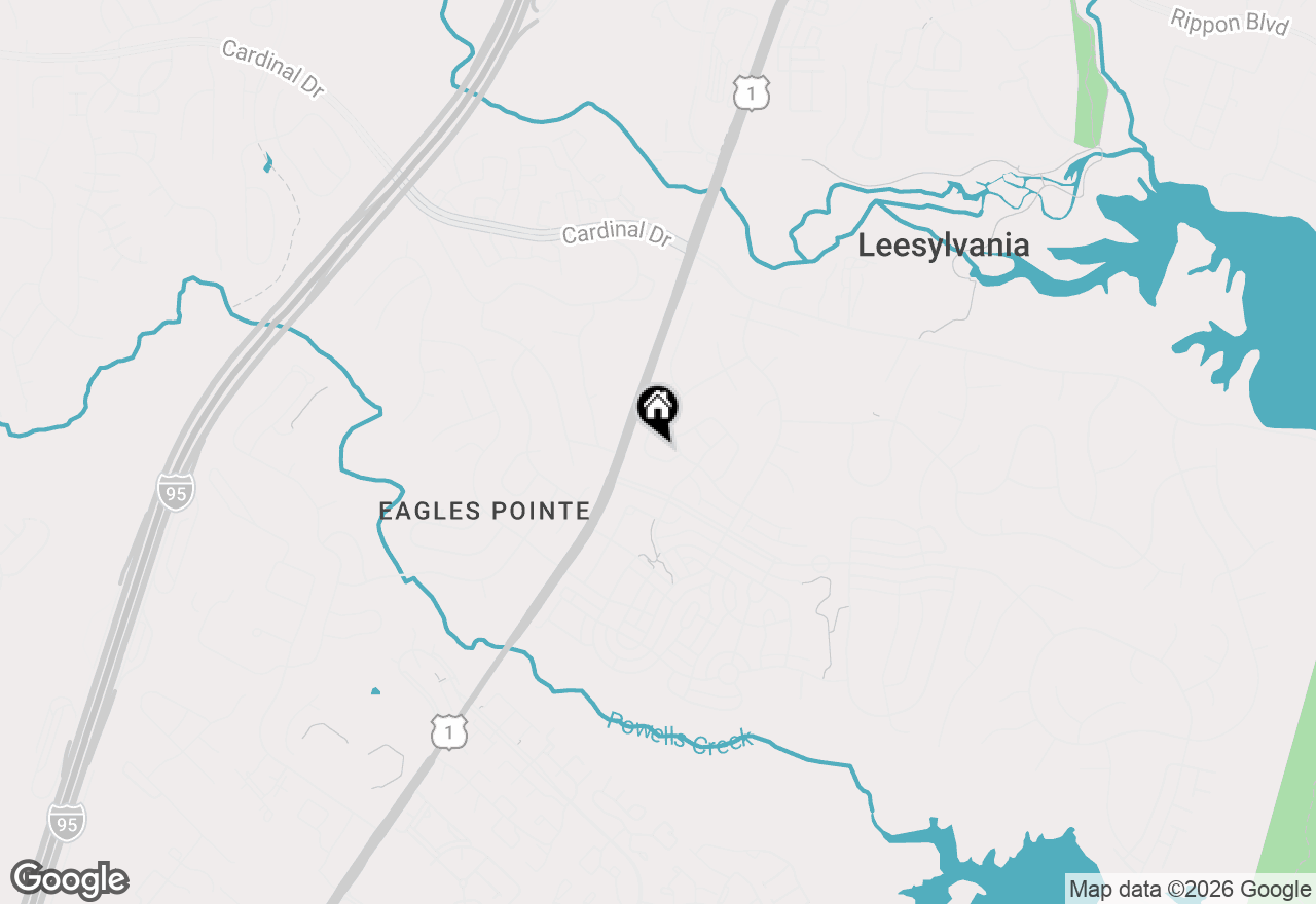 Map of 2849 Compass Circle, Woodbridge, VA 22191