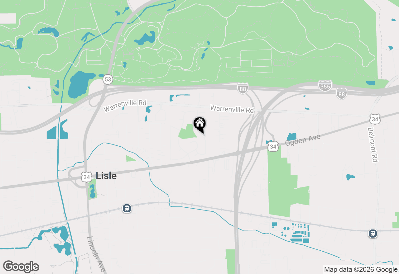 Map of 4458 Hatch Lane, Lisle, IL 60532