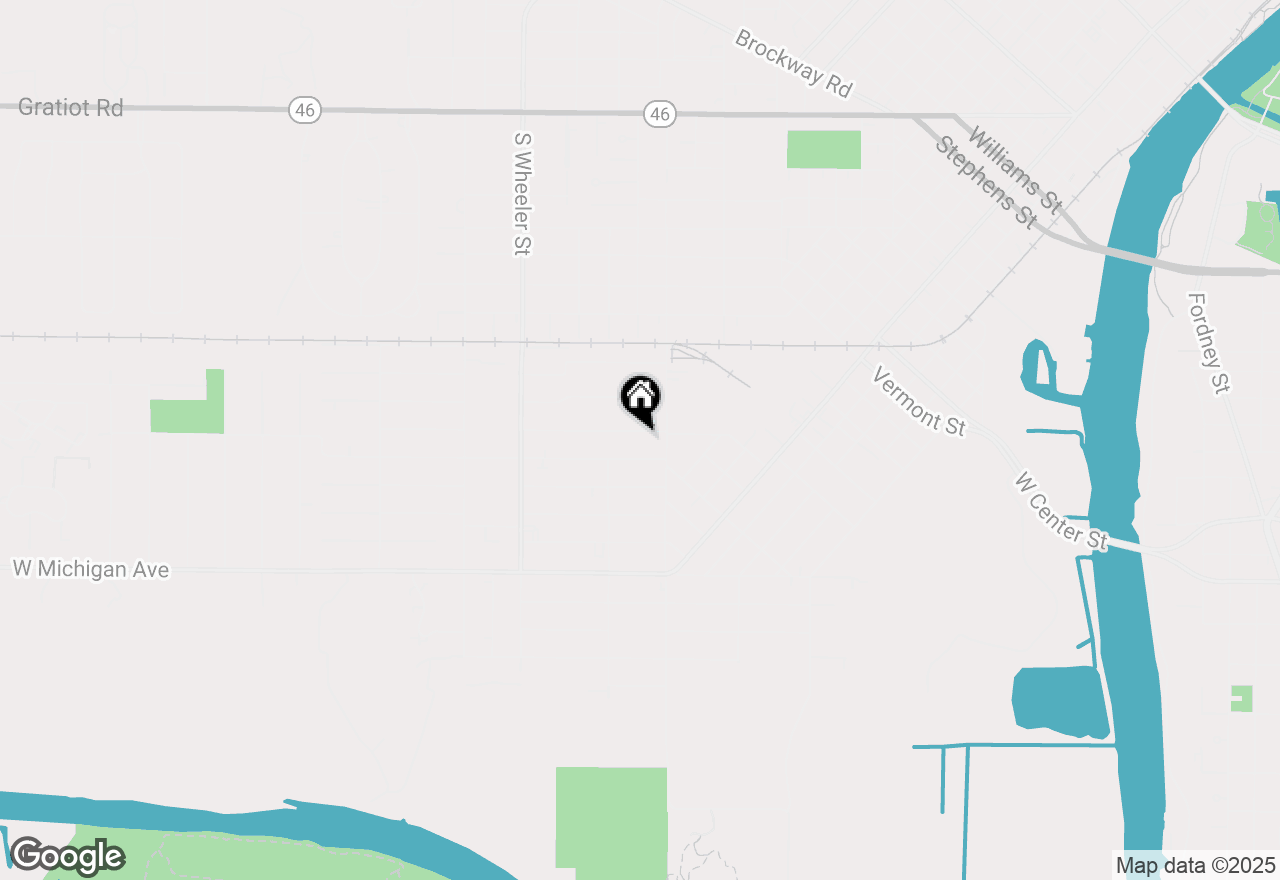 Map of 1725 Kendrick Street, Saginaw, MI 48602