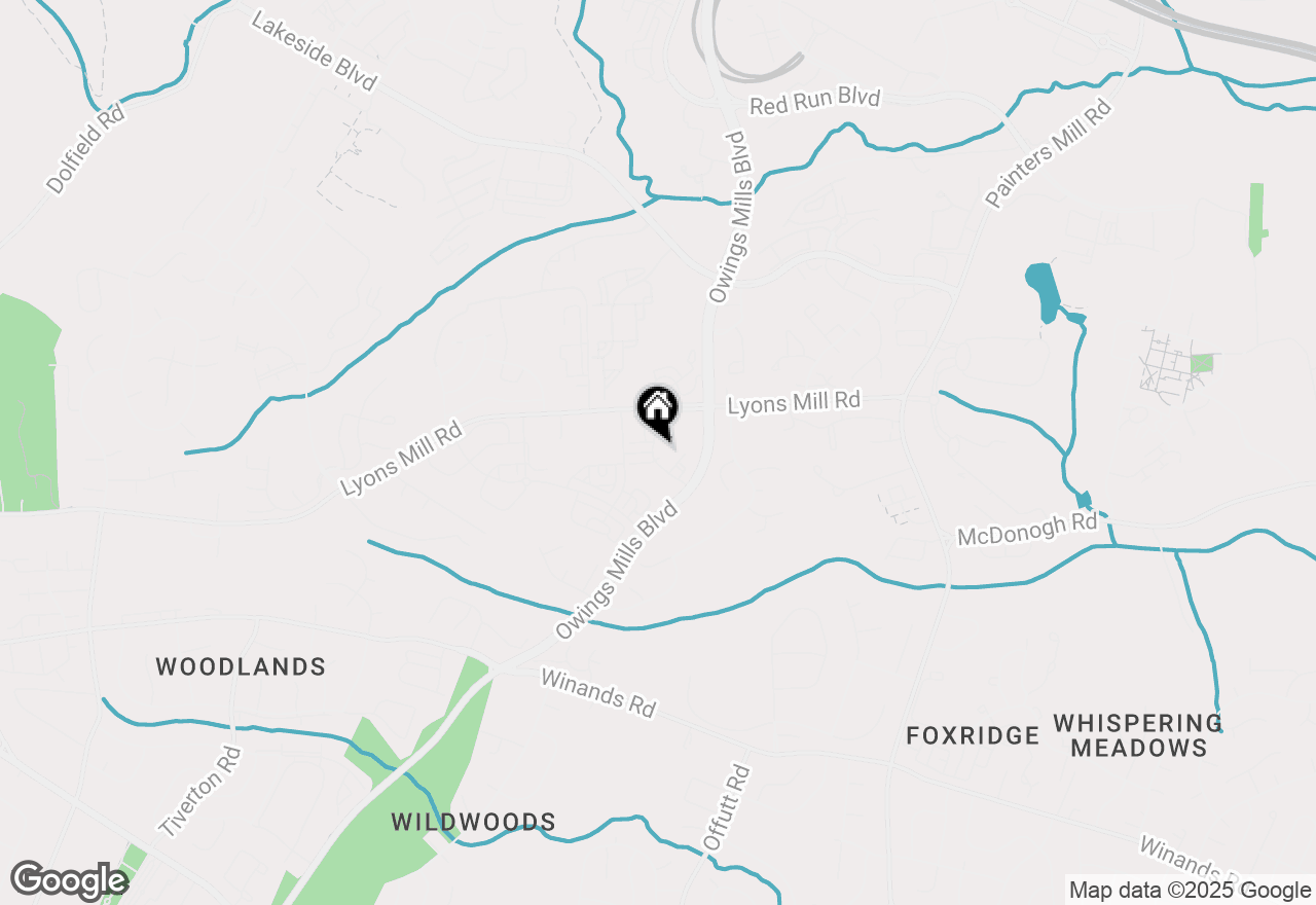 Map of 9416 - A - James Macgowan Lane, Owings Mills, MD 21117