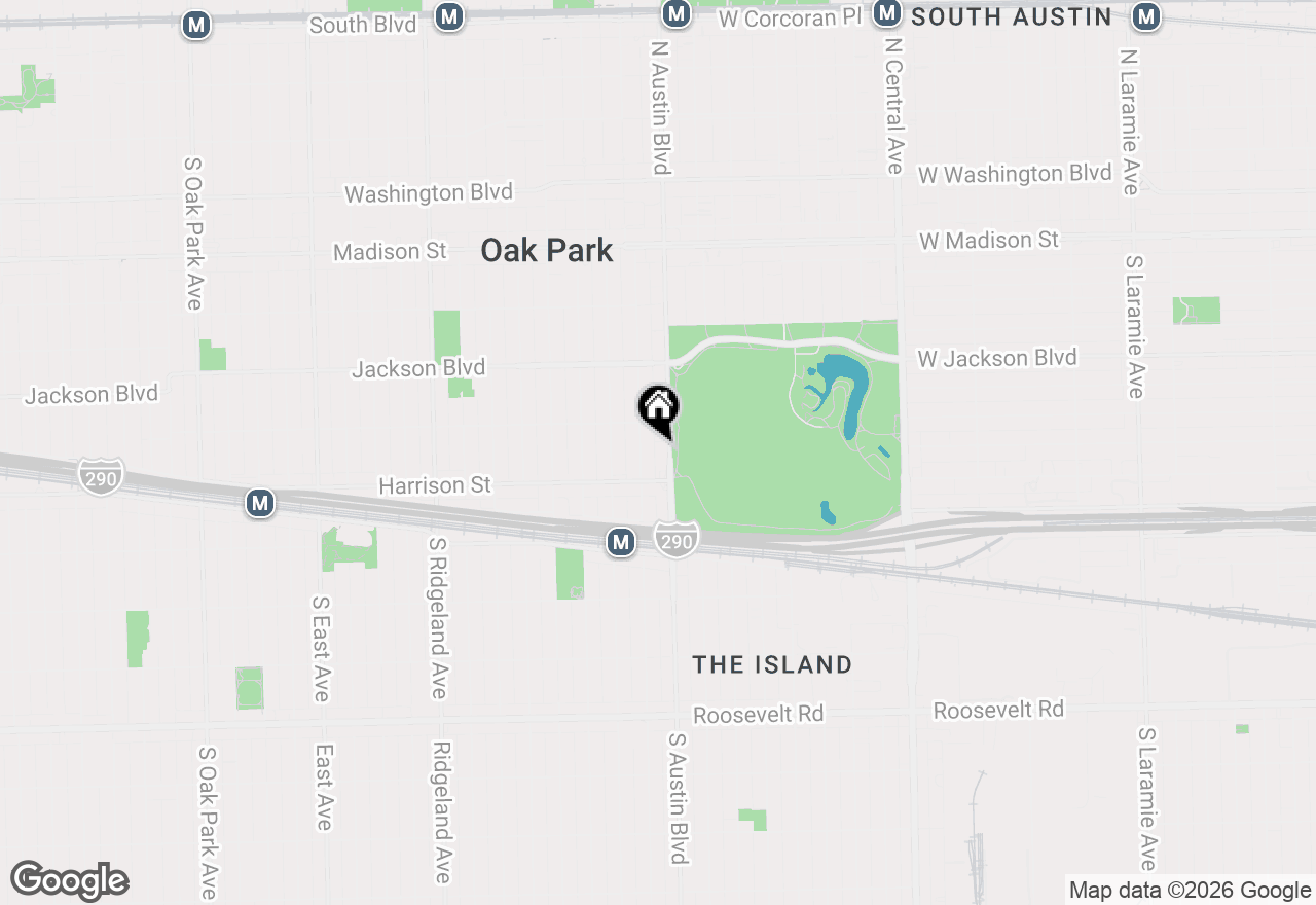 Map of 426 S Austin Boulevard #3S, Oak Park, IL 60304