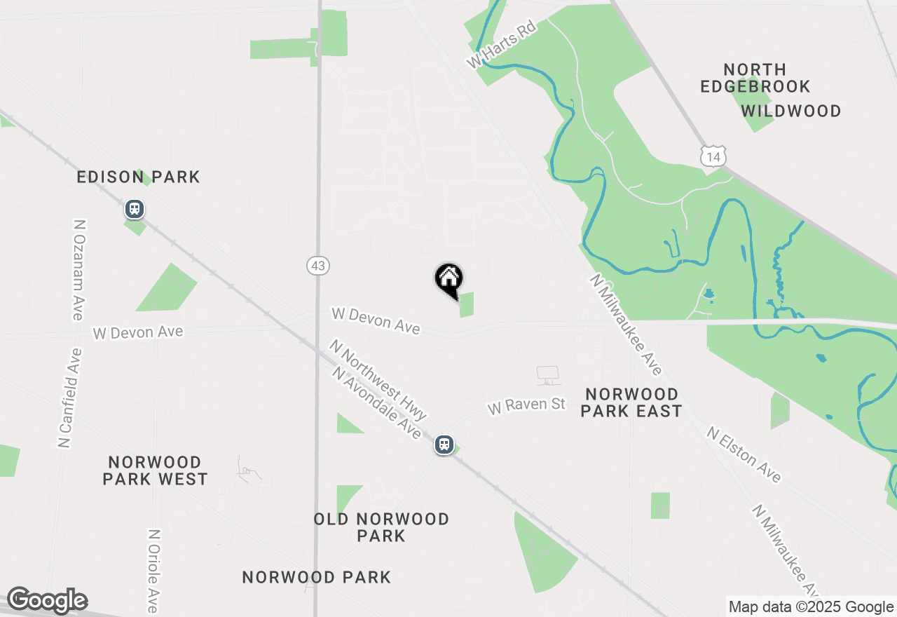 Map of 6443 N Newark Avenue, Chicago, IL 60631