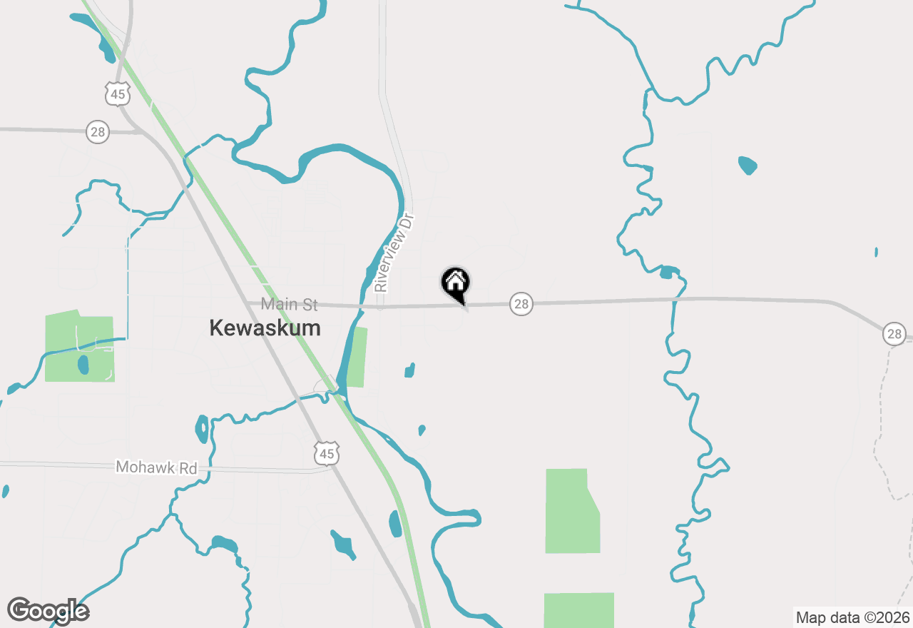 Map of 745 Main St ##10, Kewaskum, WI 53040