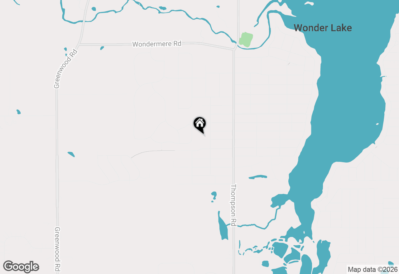 Map of 9020 Shady Lane, Wonder Lake, IL 60097
