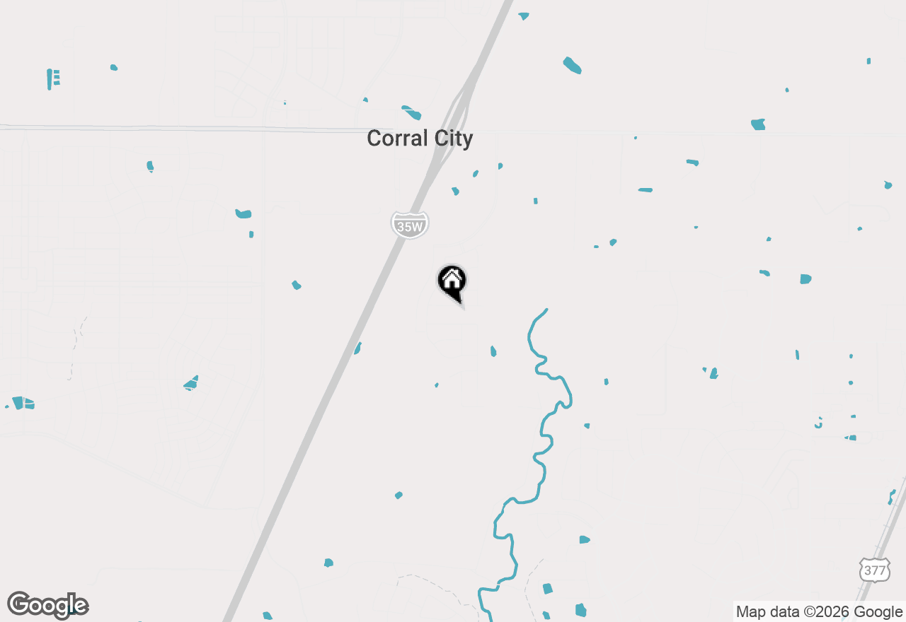 Map of 2033 St Andrews Way, Argyle, TX 76226