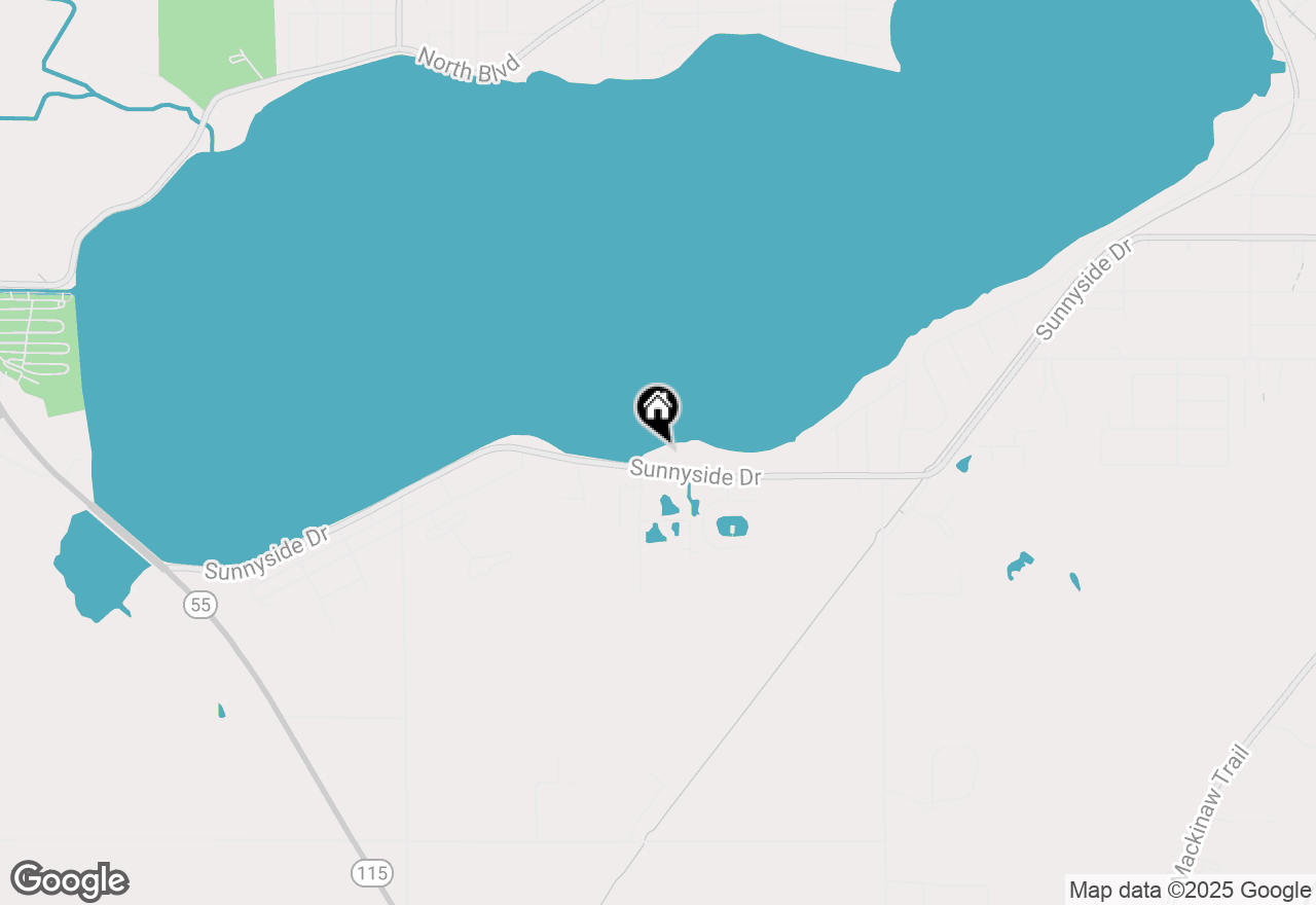 Map of 1246 Sunnyside Drive, Cadillac, MI 49601