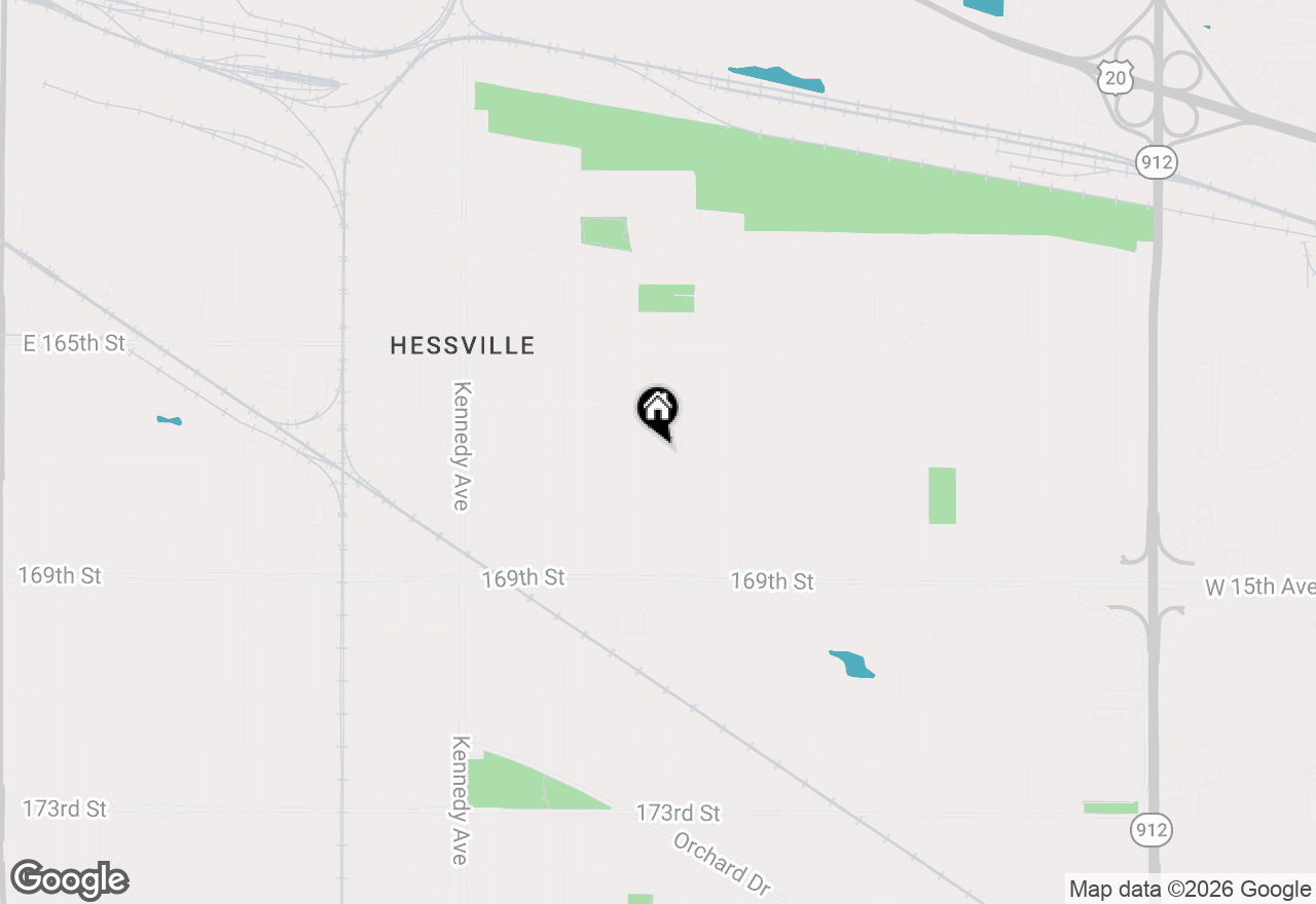 Map of 6646 Carolina Avenue, Hammond, IN 46323