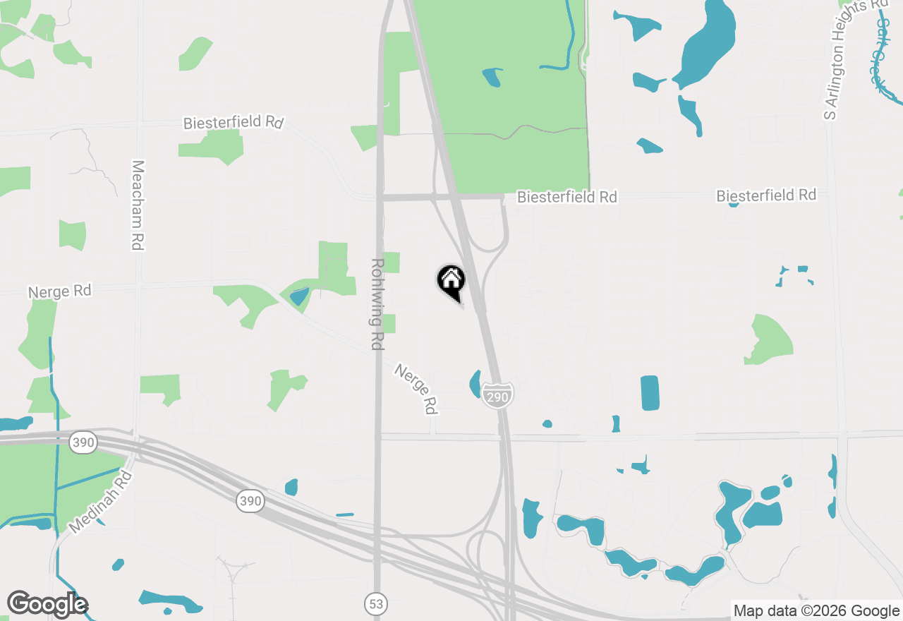 Map of 1153 Hawthorne Lane #1153, Elk Grove Village, IL 60007