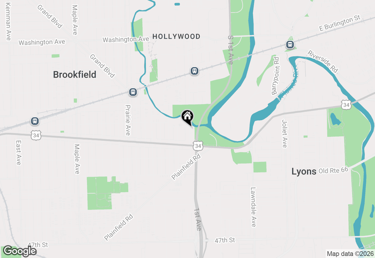 Map of 4010 Fern Avenue, Lyons, IL 60534