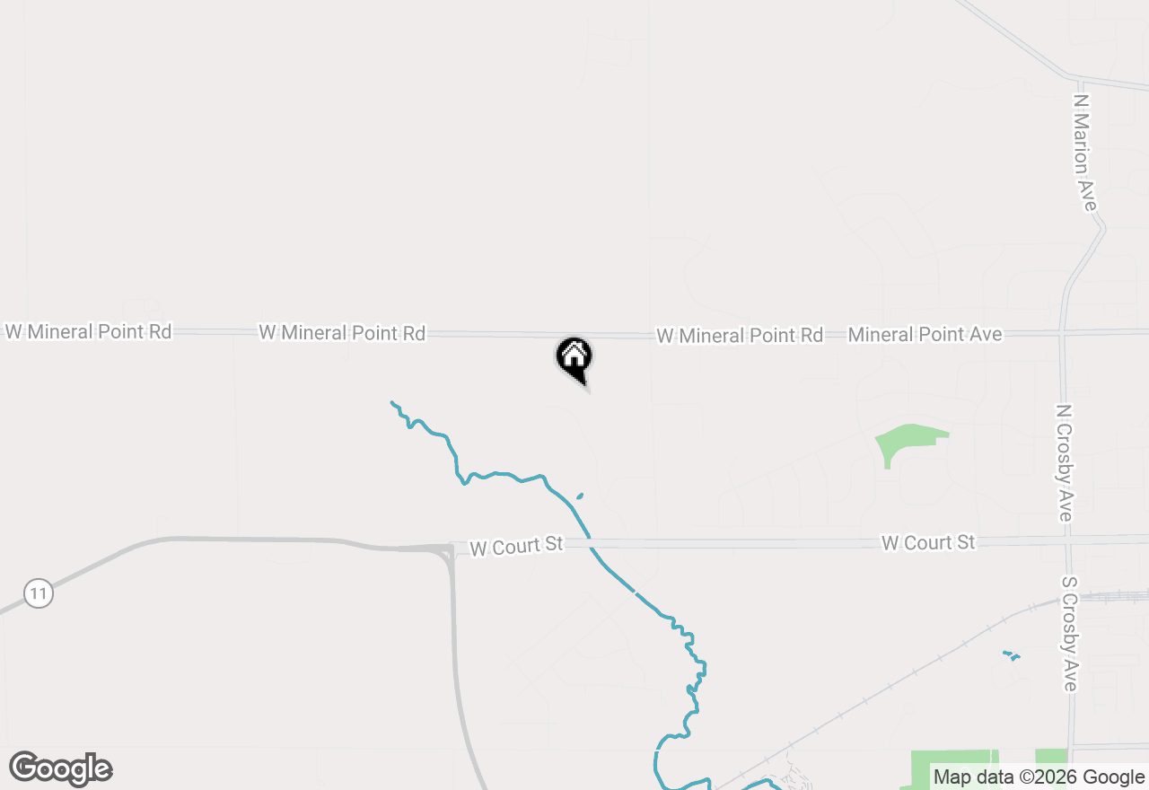 Map of 2868 Oakridge Court, Janesville, WI 53548