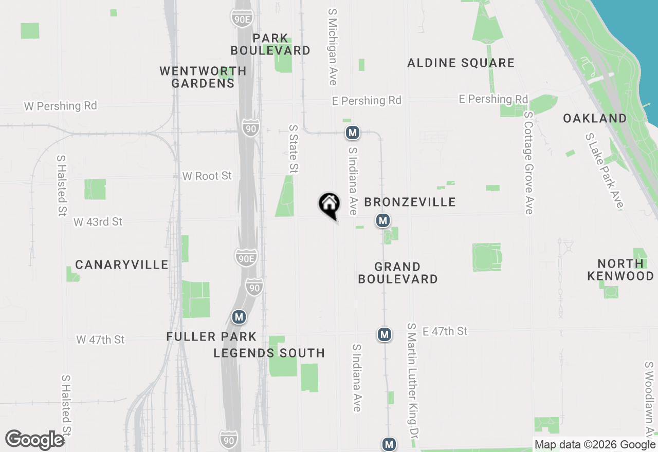 Map of 4316 S Michigan Avenue #1N, Chicago, IL 60653