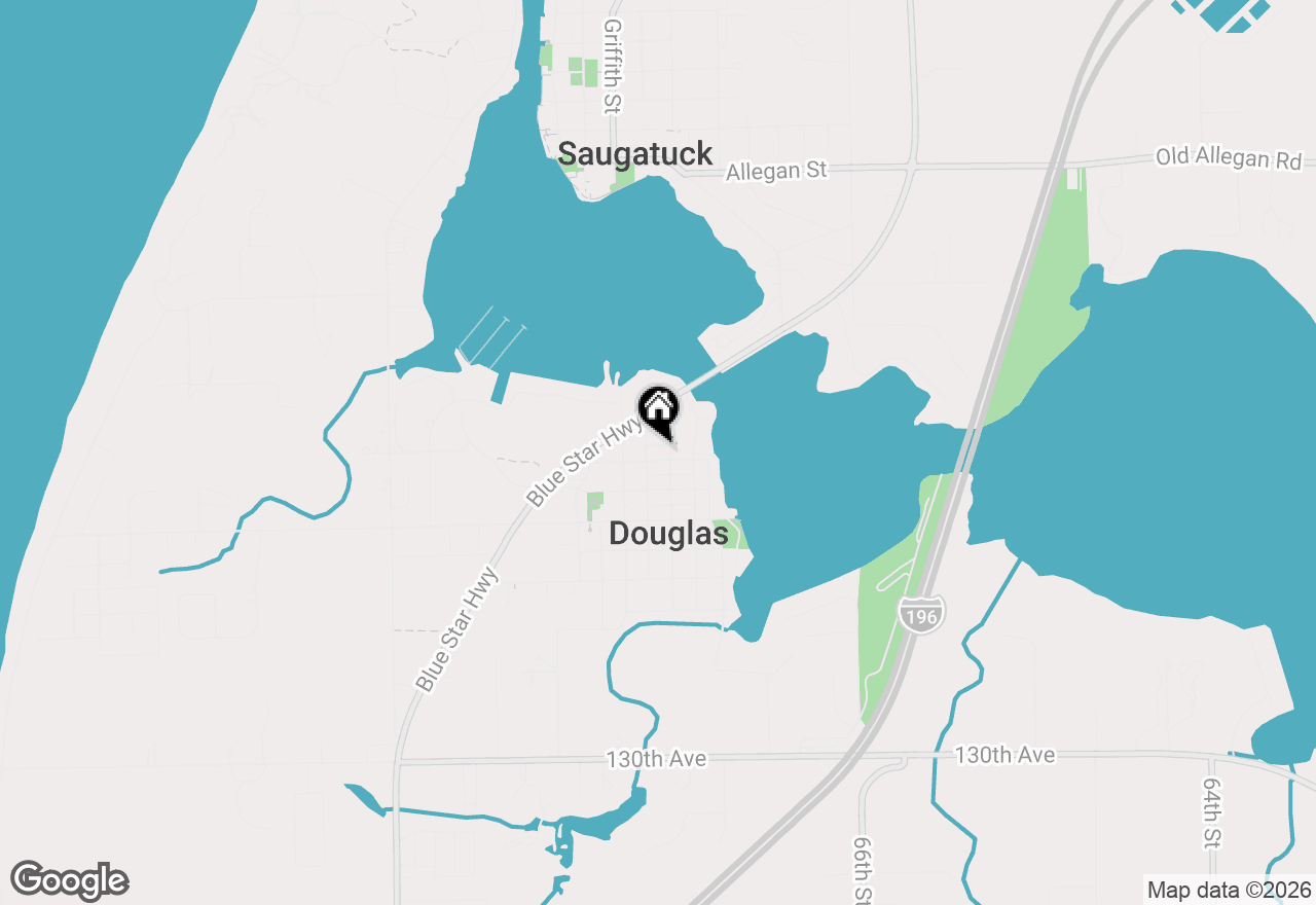 Map of 24 Chestnut Street, Douglas, MI 49406