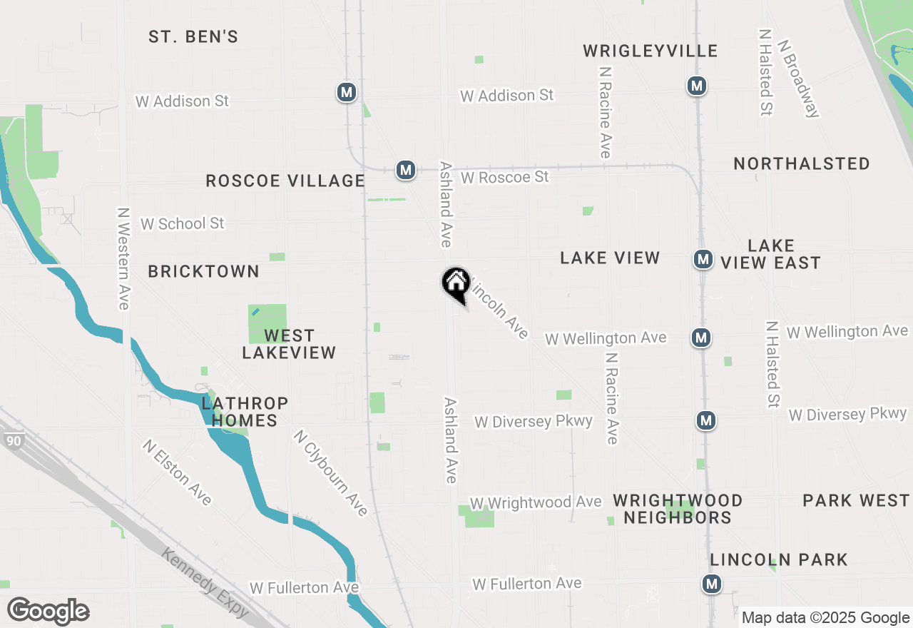 Map of 3043 N Ashland Avenue, Chicago, IL 60657