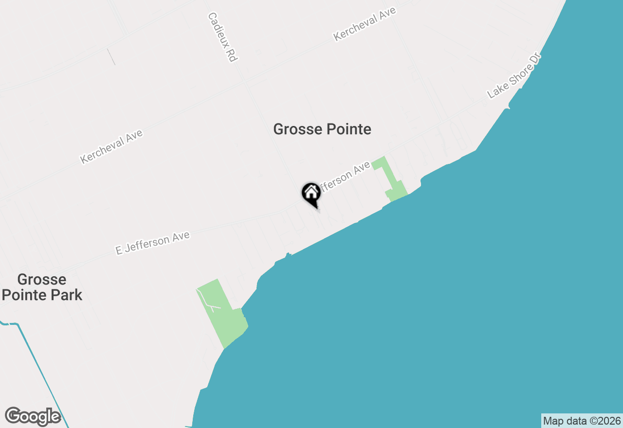 Map of 4 Lake Ct, Grosse Pointe, MI 48230