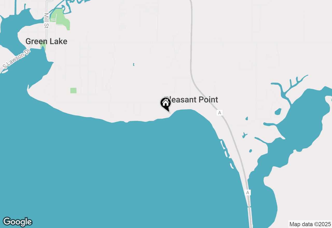 Map of W1181 Illinois Avenue, Green Lake, WI 54941