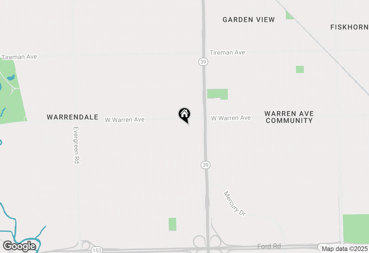 Map of 6896 Penrod Street, Detroit, MI 48228