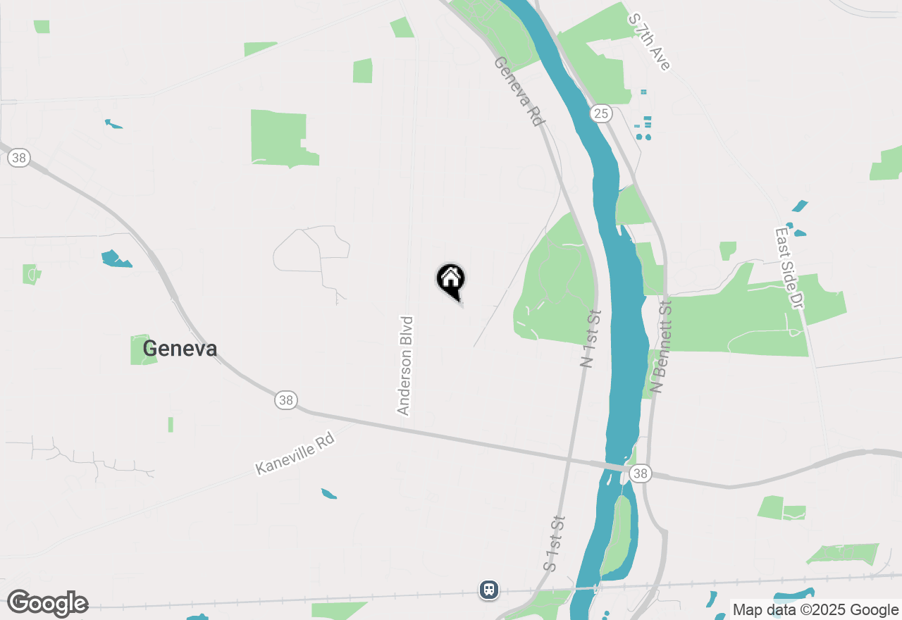 Map of 708 Center Street, Geneva, IL 60134
