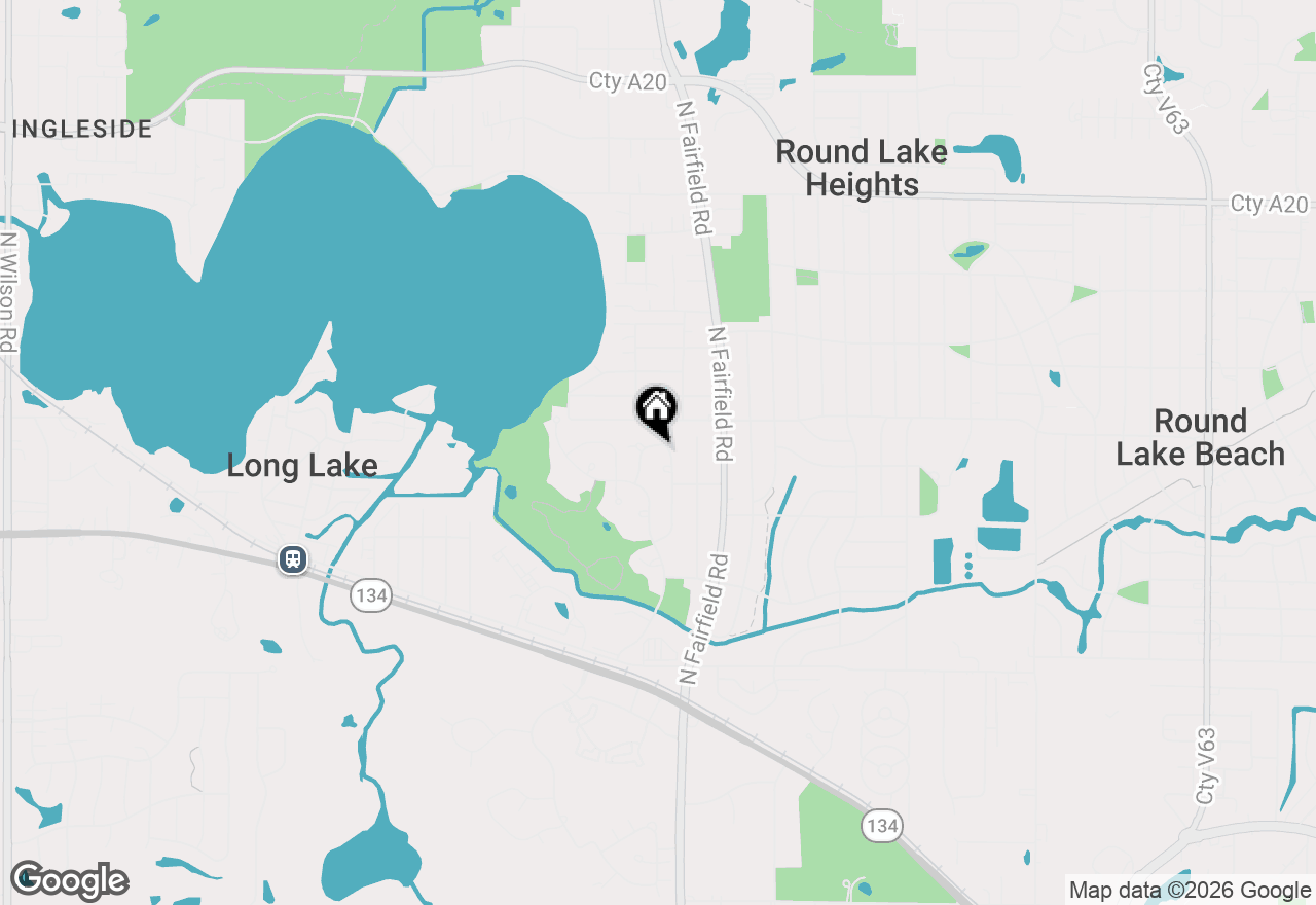 Map of 1288 N Red Oak Circle #3, Round Lake Beach, IL 60073