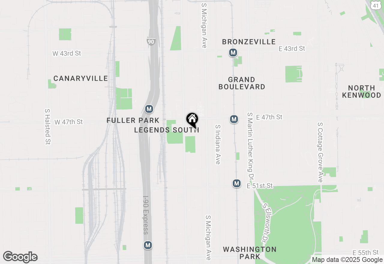 Map of 4752 S Wabash Avenue #207, Chicago, IL 60615