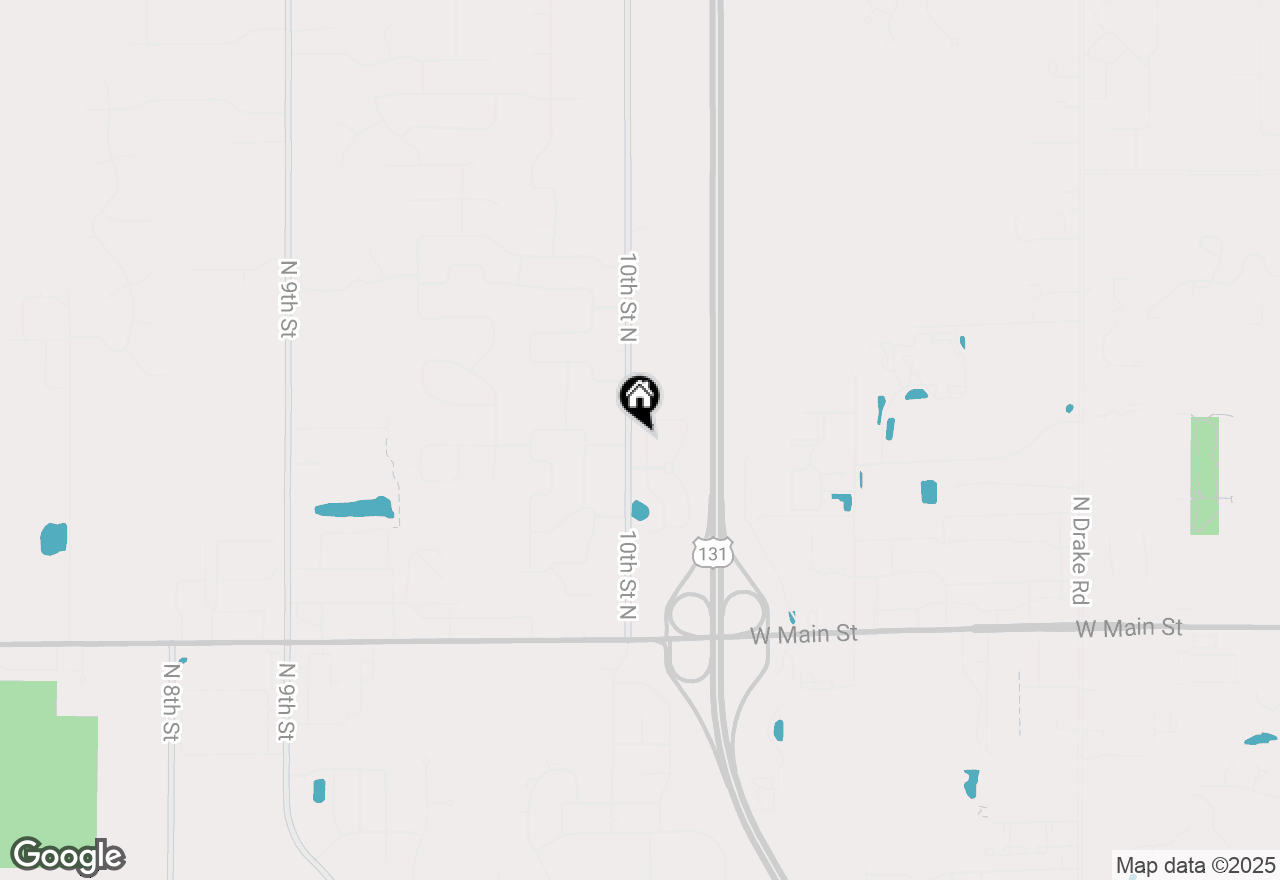 Map of 1535 N Village Circle, Kalamazoo, MI 49009