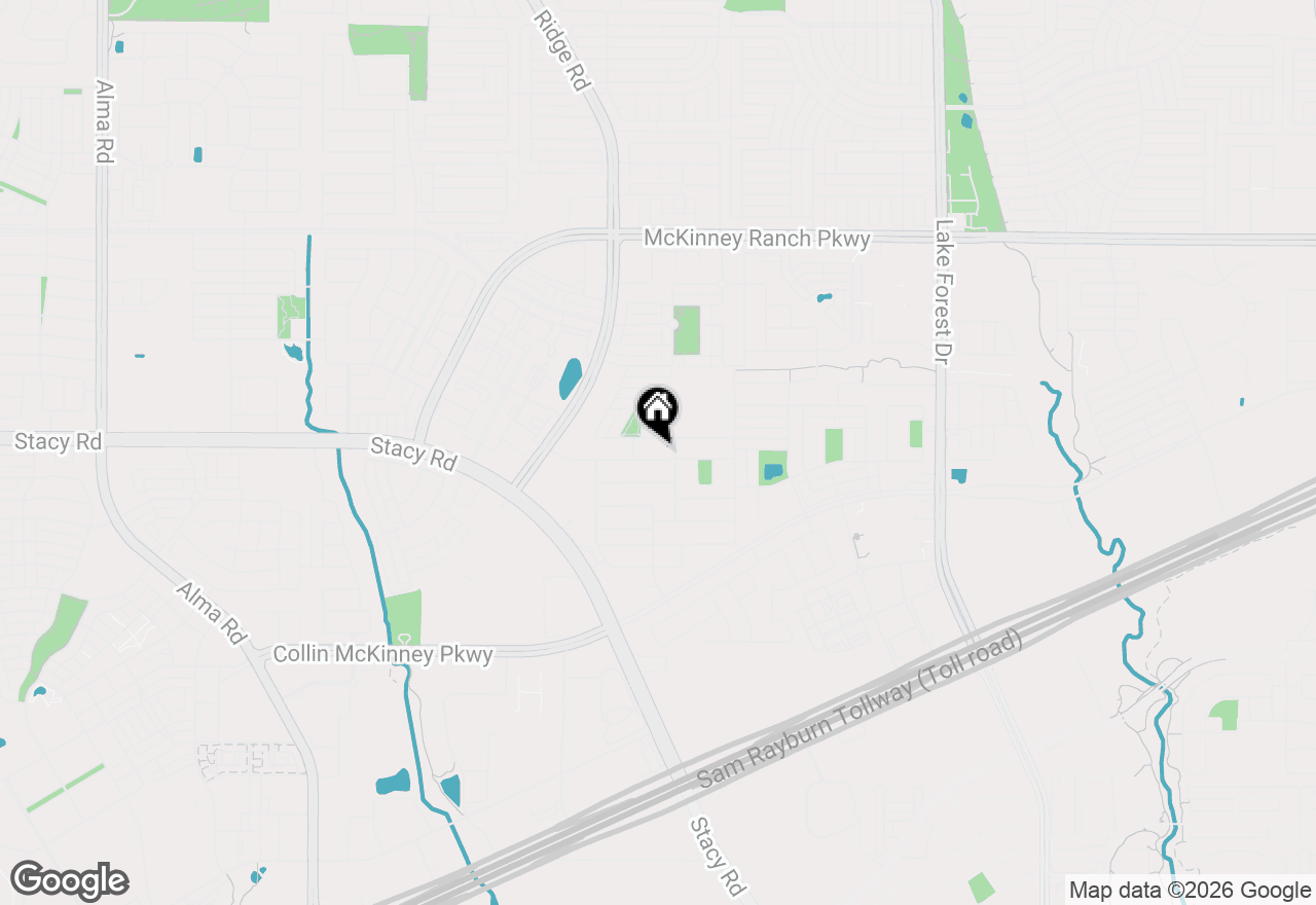 Map of 5812 Silverton Avenue, Mckinney, TX 75070