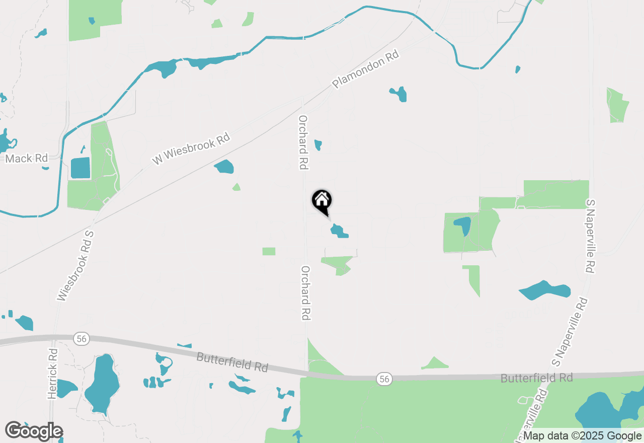 Map of 1831 Kandahar Court, Wheaton, IL 60189