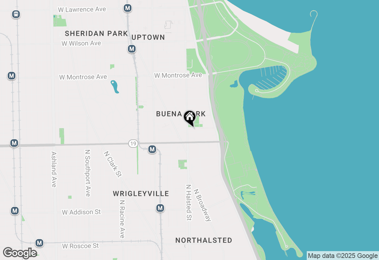 Map of 750 W Bittersweet Place #2, Chicago, IL 60613