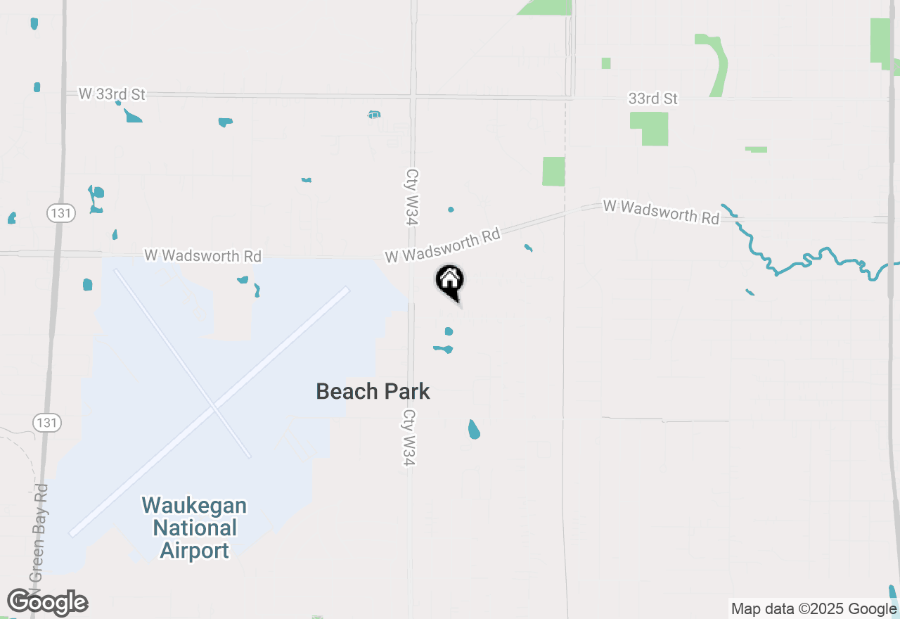 Map of 11382 W Leland Avenue, Beach Park, IL 60099