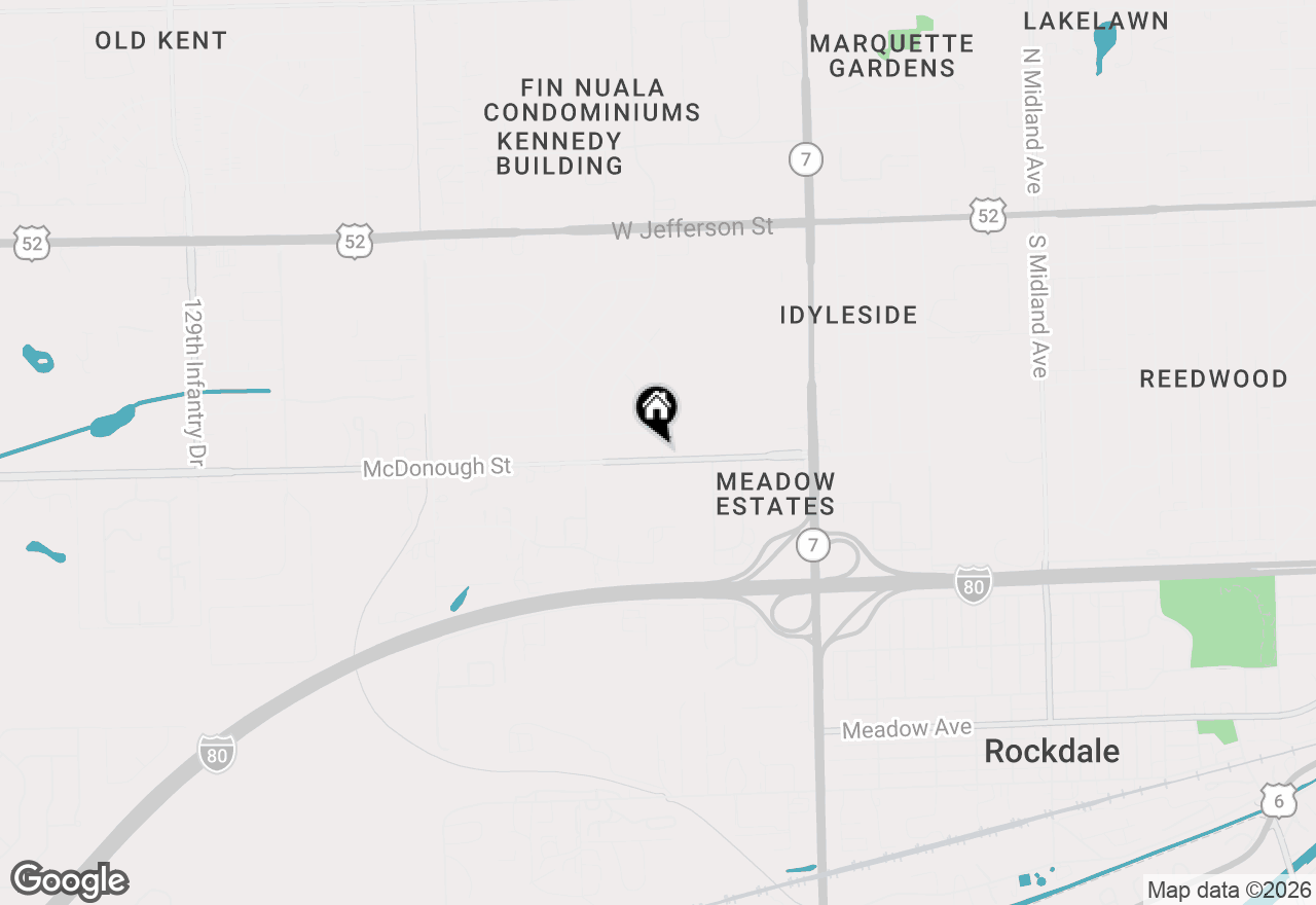 Map of 311 Notre Dame Avenue, Joliet, IL 60436