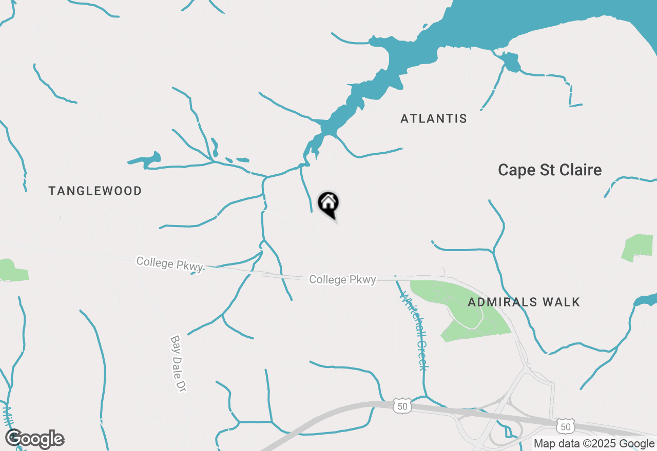 Map of 612 Samantha Court, Annapolis, MD 21409