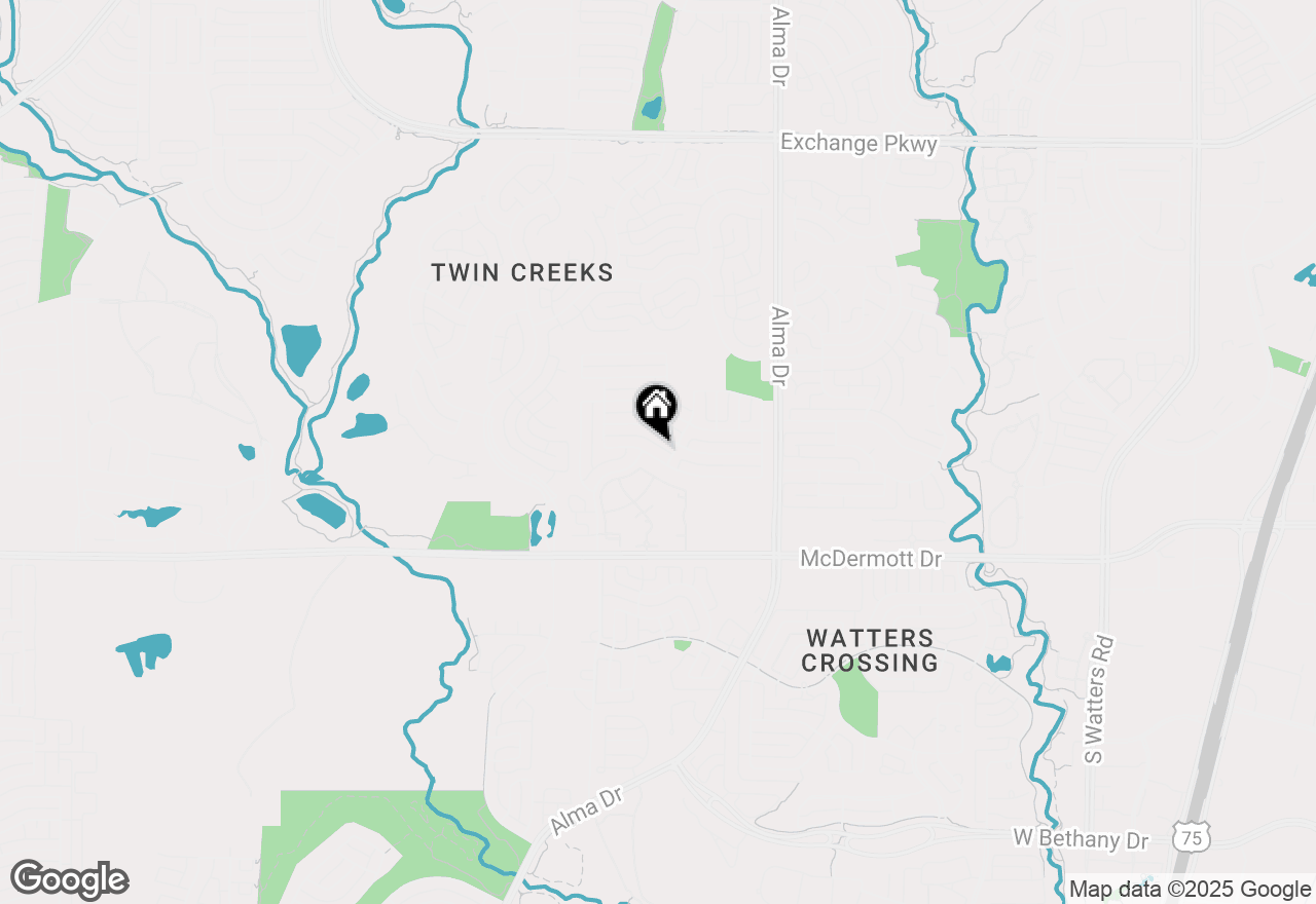 Map of 1404 Lighthouse Lane, Allen, TX 75013