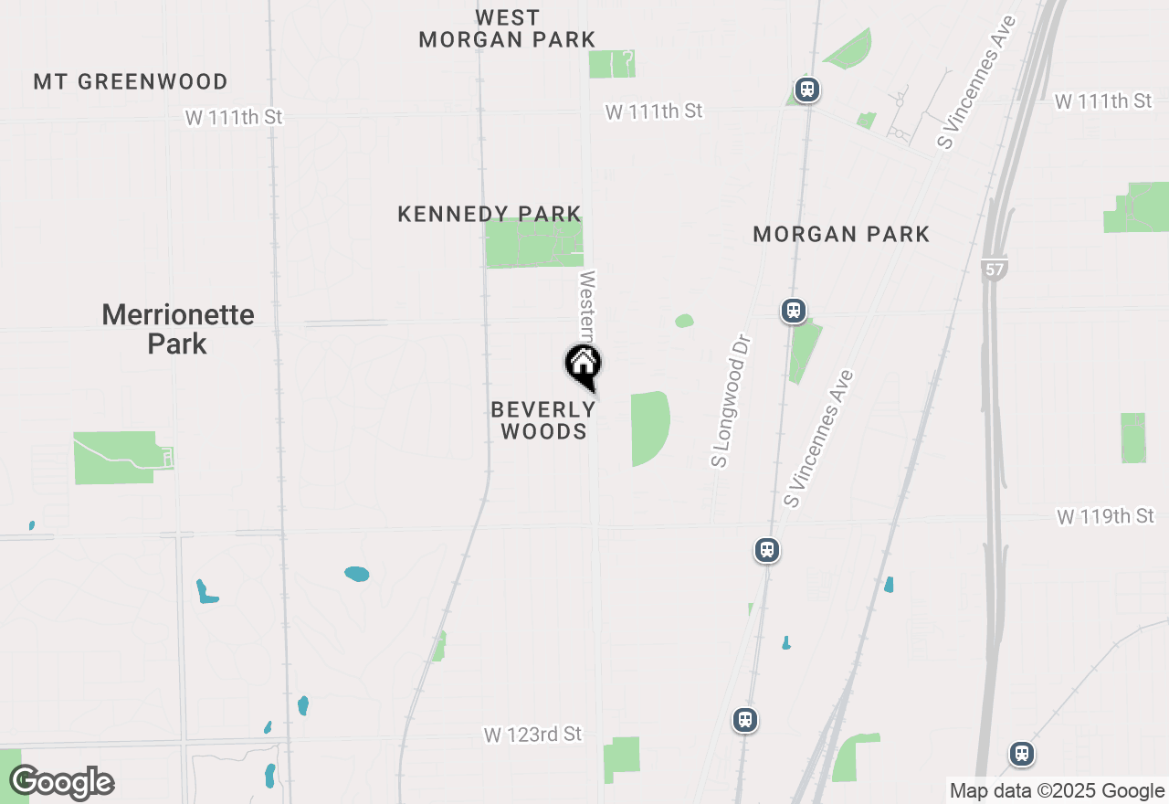 Map of 11638 S Western Avenue, Chicago, IL 60643