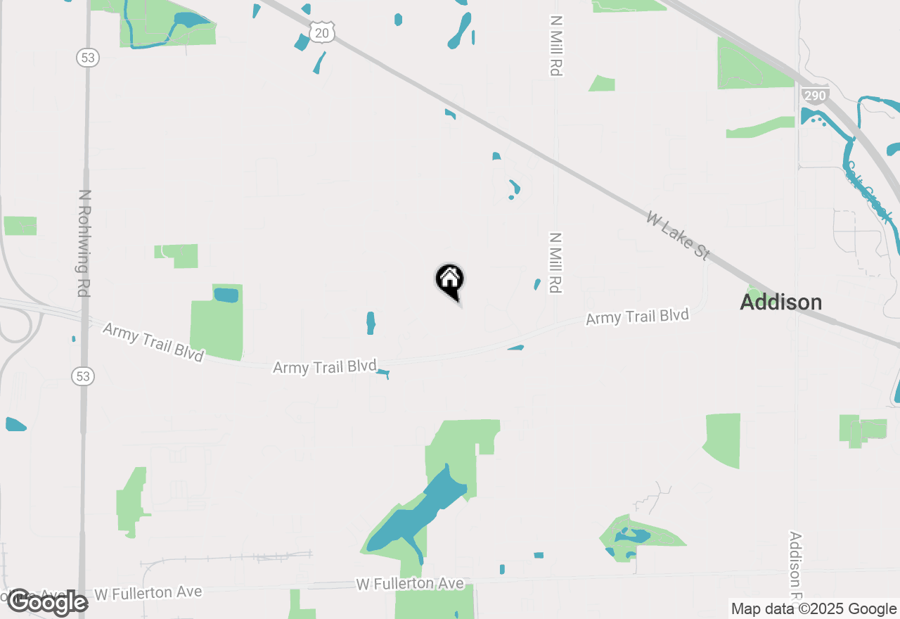 Map of 241 N Brashares Drive, Addison, IL 60101