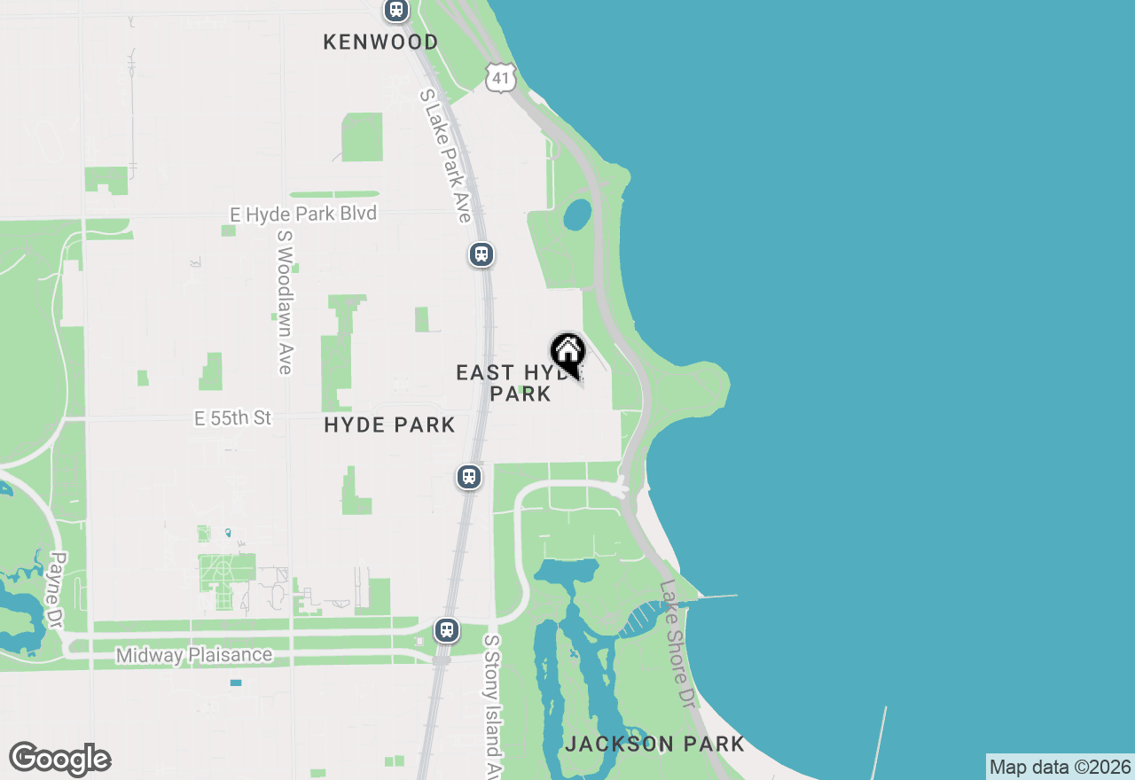 Map of 5474 S Everett Avenue #1N, Chicago, IL 60615