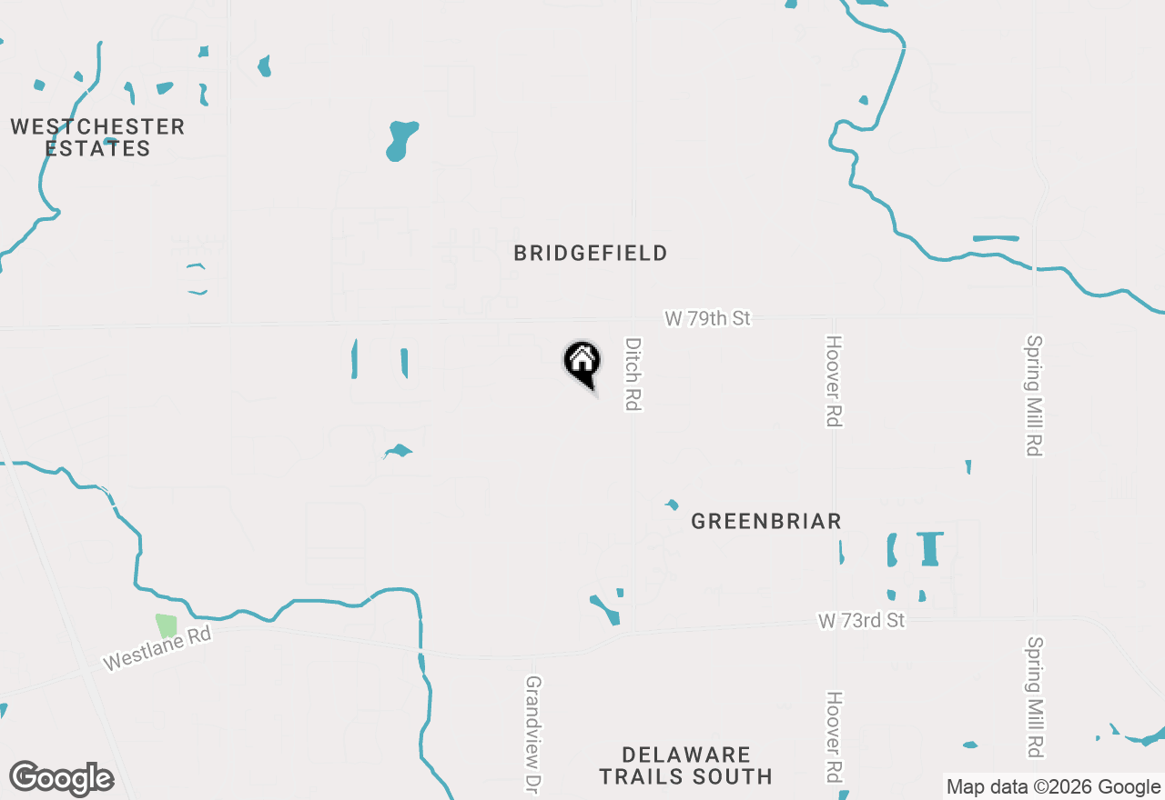 Map of 7730 Grandview Drive, Indianapolis, IN 46260