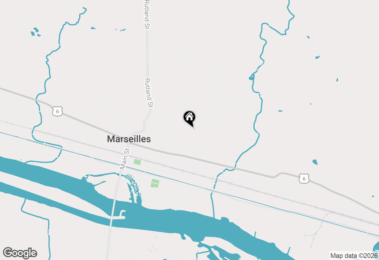 Map of 603 Opal Street, Marseilles, IL 61341