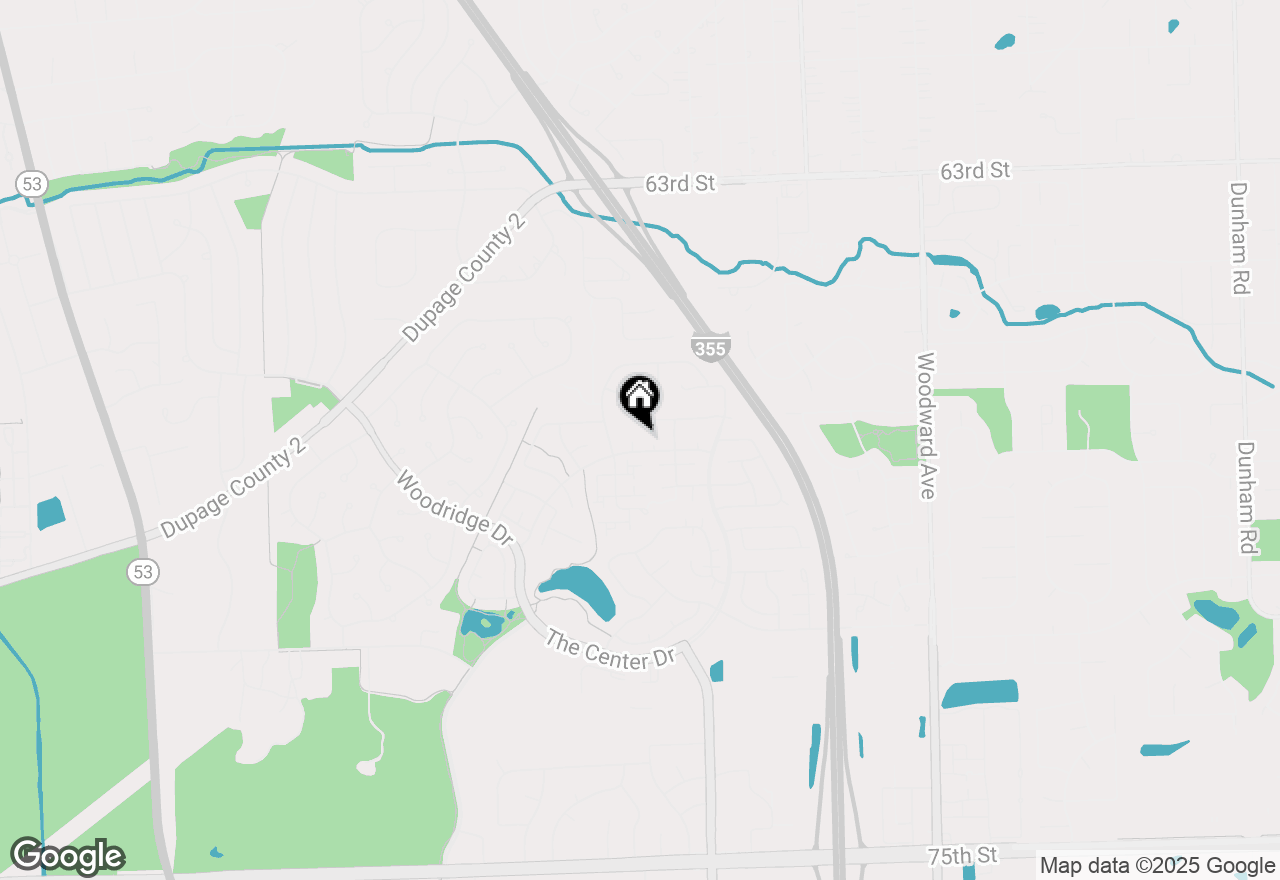 Map of 2 Swallow Court, Woodridge, IL 60517