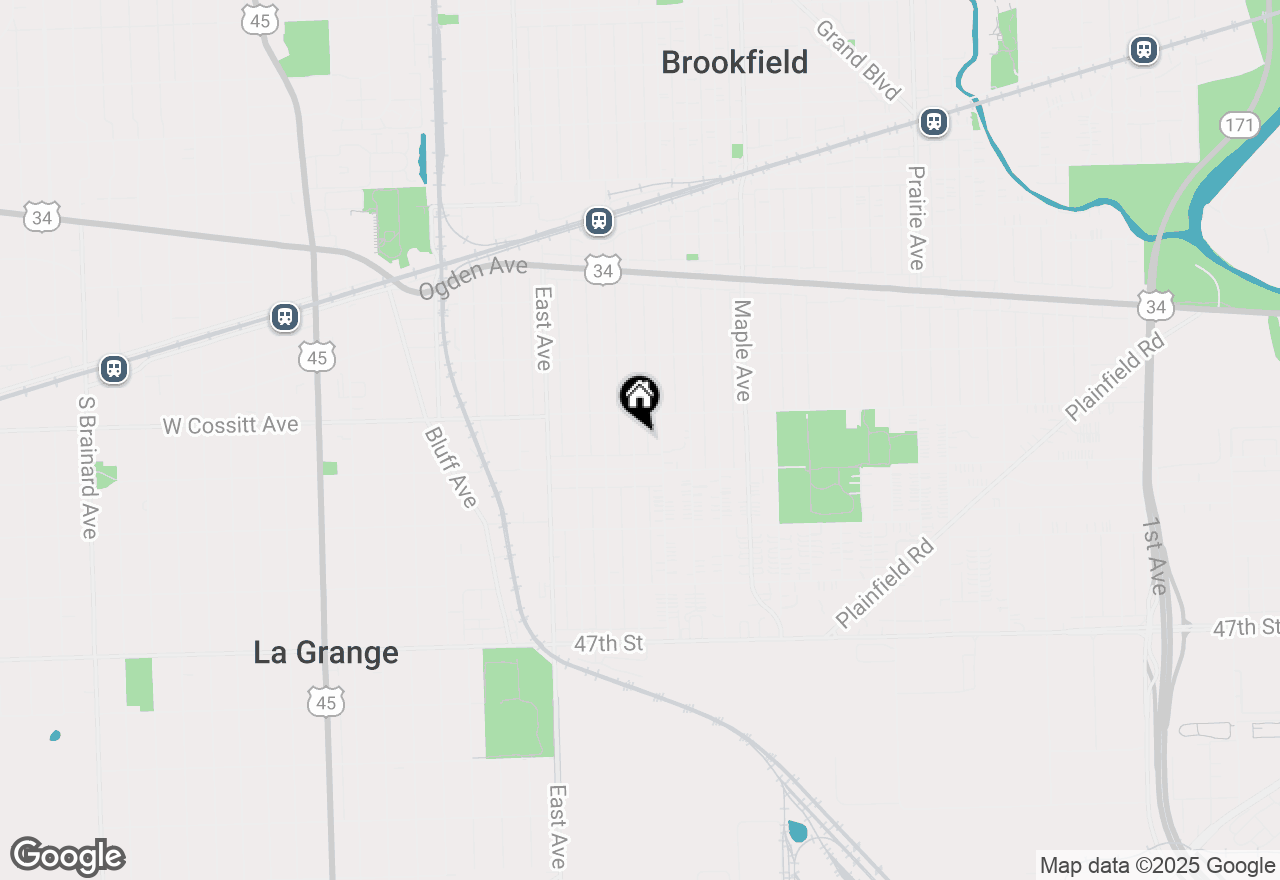 Map of 4323 Deyo Avenue, Brookfield, IL 60513